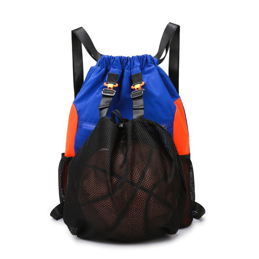 Basketball Nylon Male Female Solid Color Sports Backpacks