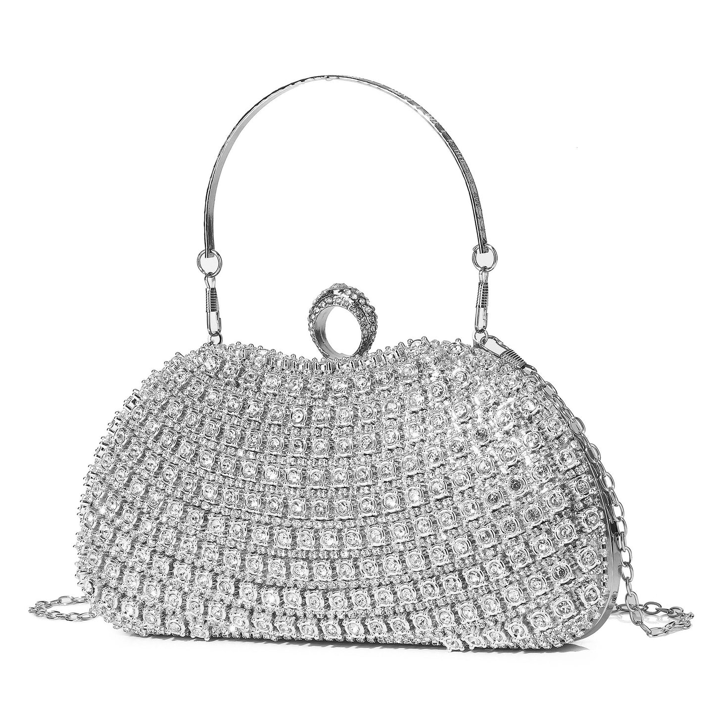 Rhinestone Banquet Diamond Chain Stitching Dress Evening Bags