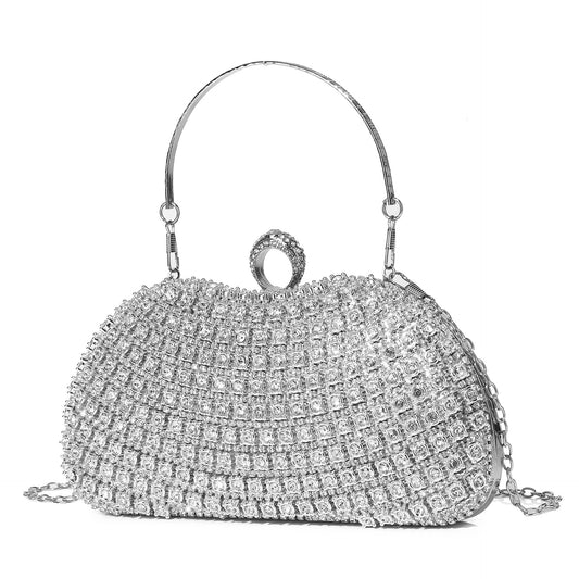 Rhinestone Banquet Diamond Chain Stitching Dress Evening Bags