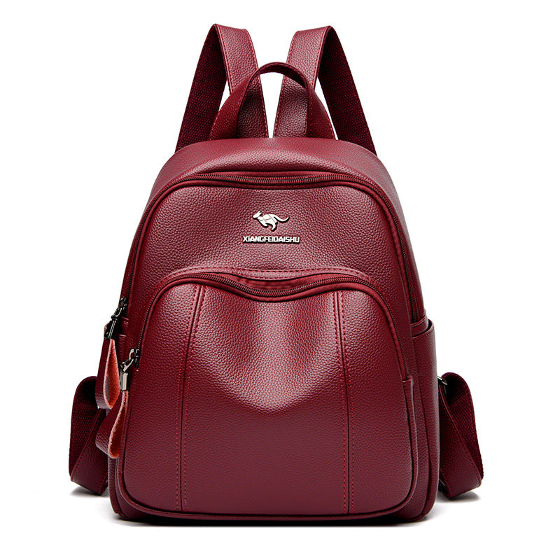 Women's Simple Stitching Large Capacity Fashion Backpacks