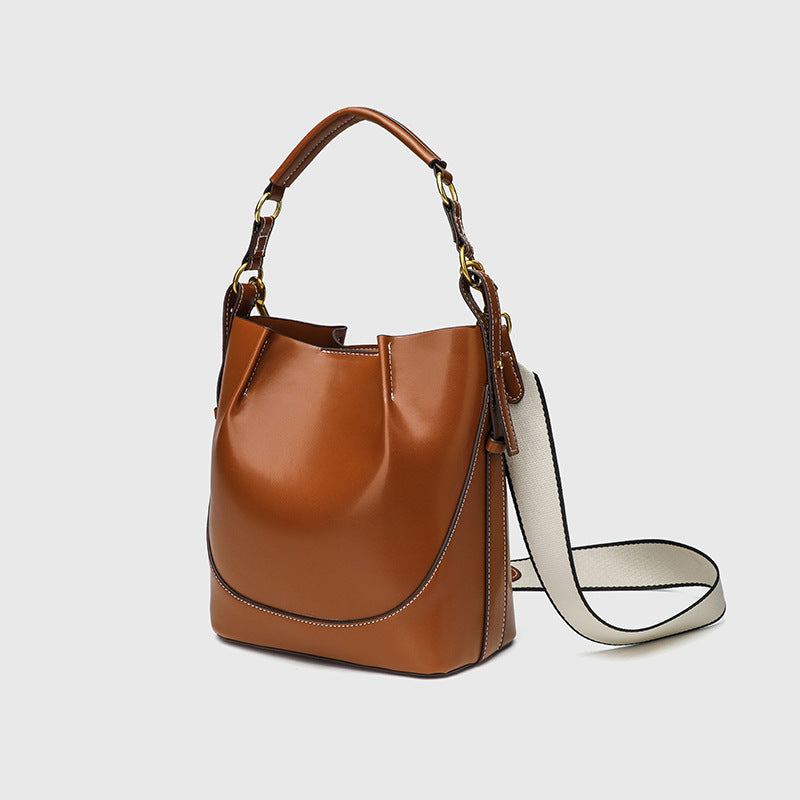 Large Capacity Wide Strap Single Portable Shoulder Bags