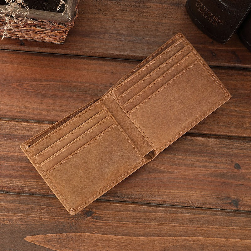 Women's & Men's Dollar Large Capacity Swiping Retro Style Trendy Scalper Men's Wallet