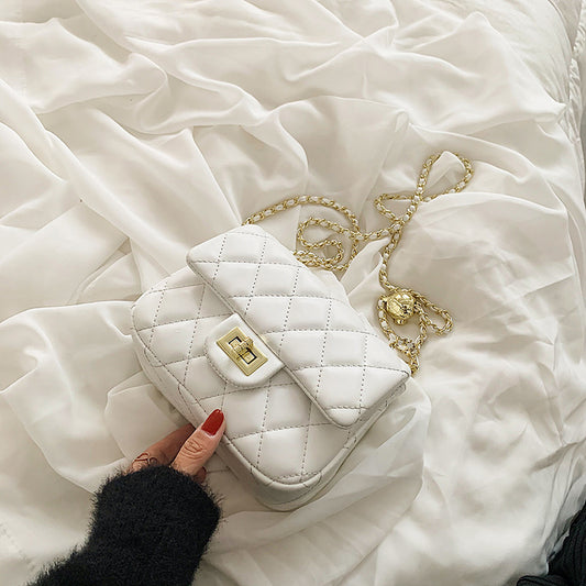 Women's Summer Popular Rhombus Chain Fashion Simple Shoulder Bags