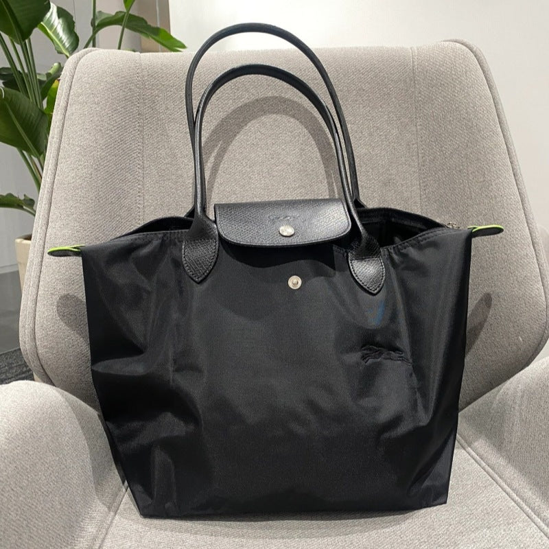 Women's French Embroidery Dumpling Folding Large Capacity Dragon Handbags