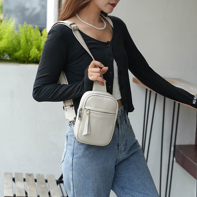 Women's & Men's & Genuine Leather First Layer Cowhide Waist Packs