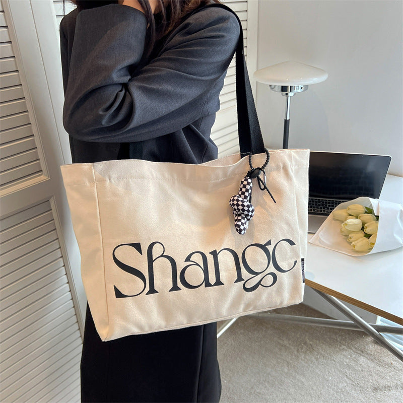 Women's Urban Simple Fashion Nylon Large Capacity Tote Bags