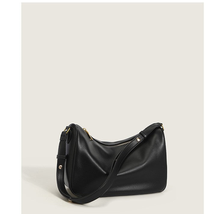 Leather Underarm Baguette Large Capacity Trendy Simple Shoulder Bags