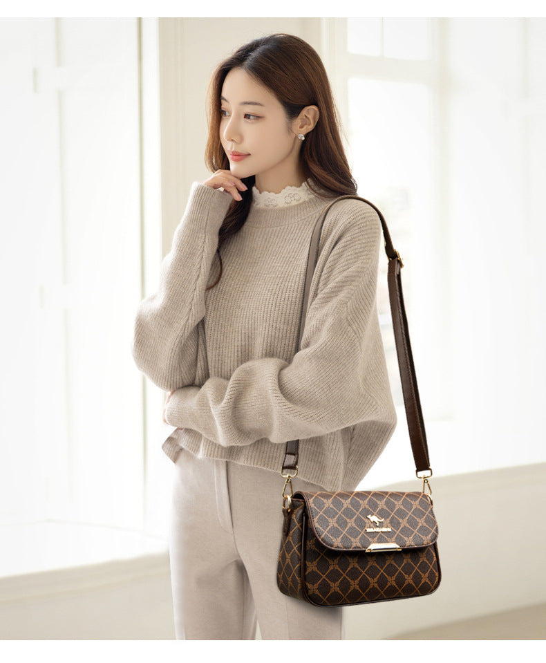 Women's Large Capacity Korean Simple Everyday Joker Bags