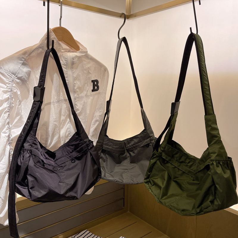Women's & Men's Oxford Cloth Waterproof Light Lightweight Large Women's Messenger Bag