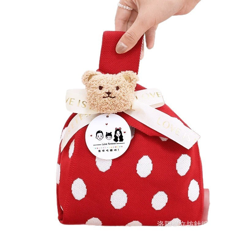 Wedding Full Moon Banquet Hand Gift Birthday Snack Graduation Year-old Women's Handbag