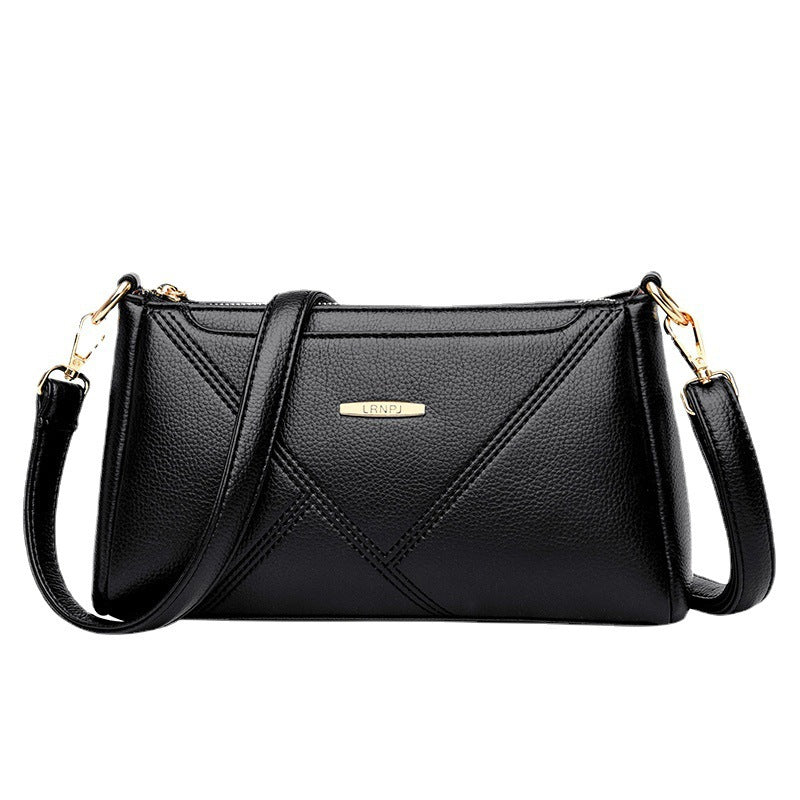 Women's Elegant Fashion Mom Underarm Leather Crossbody Bags