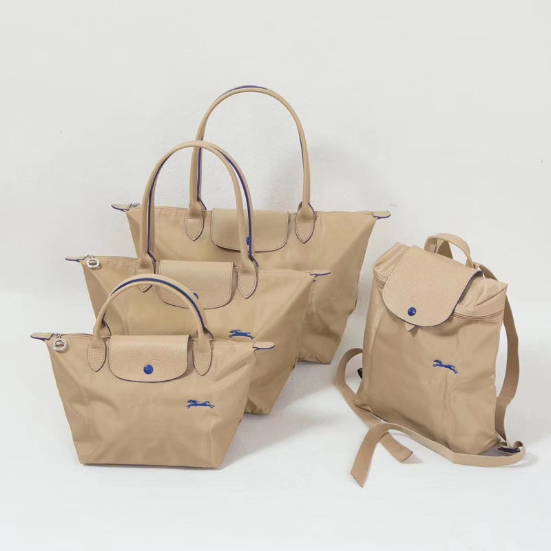 Women's French Embroidery Dumpling Folding Large Capacity Dragon Handbags