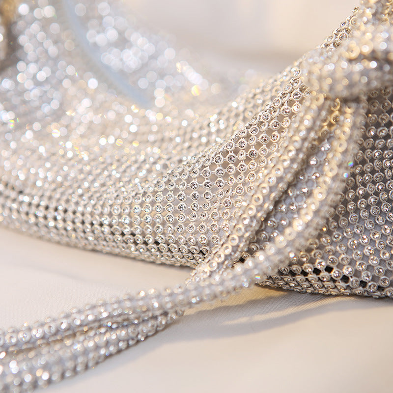 Women's Handmade Full Rhinestone Dinner Party Banquet Evening Bags