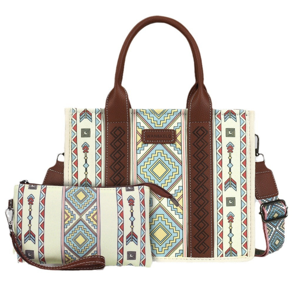 Women's Bohemian Retro Canvas Mother Commuter Crossbody Bags