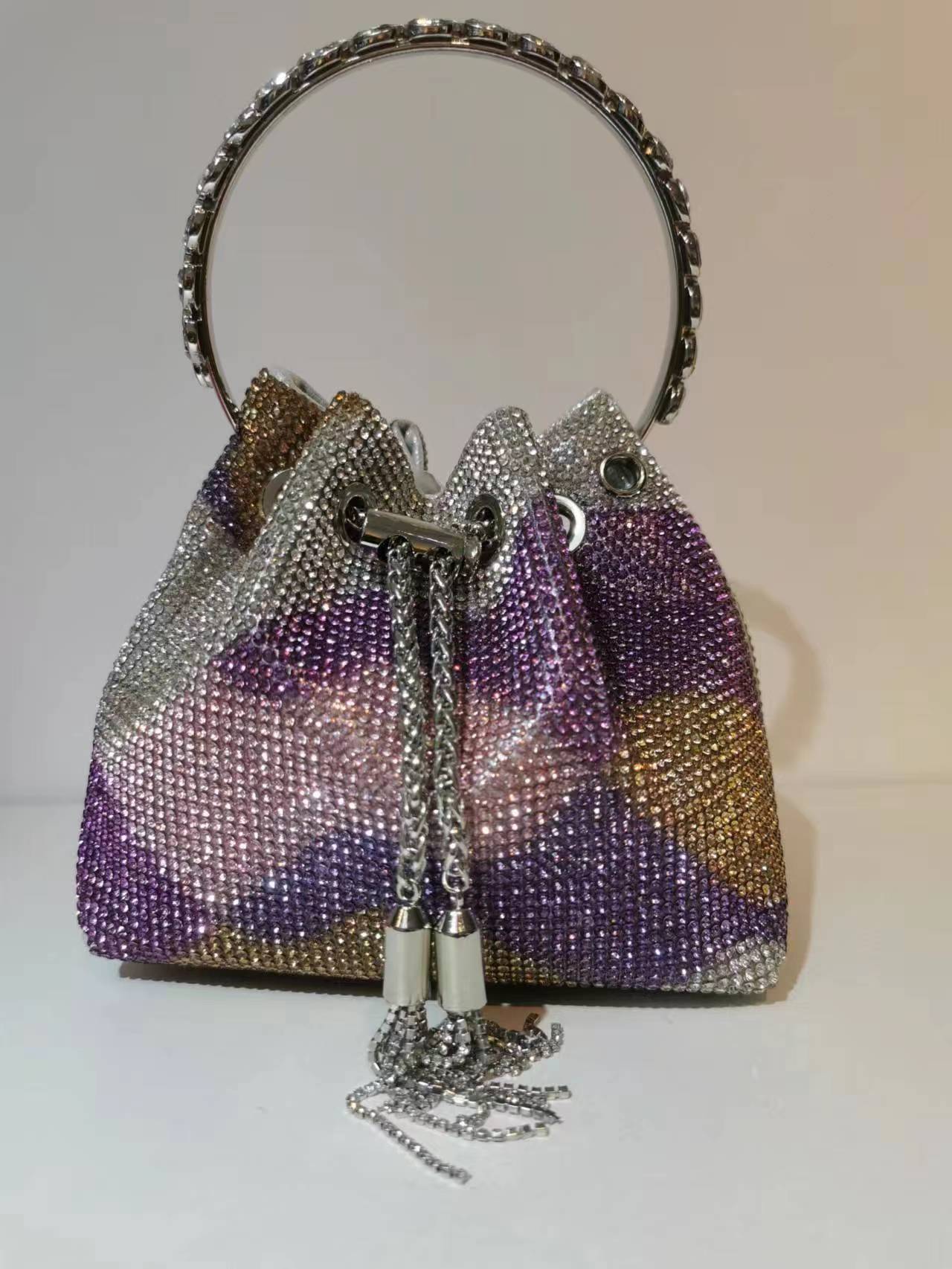 Women's Heron Live Streaming On Tassel Rhinestone Shoulder Bags