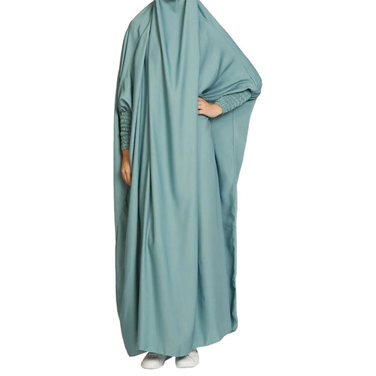 Muslim Elegant Dress Loose Simple Halal Clothing