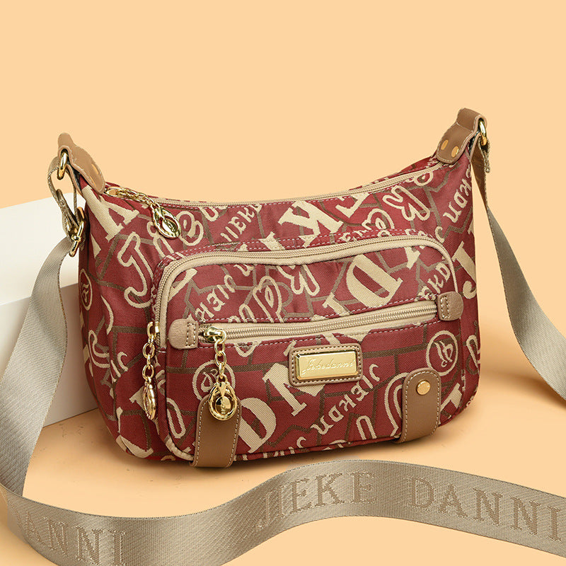 Women's Oxford Cloth Embroidered Mother Fashion Canvas Bags