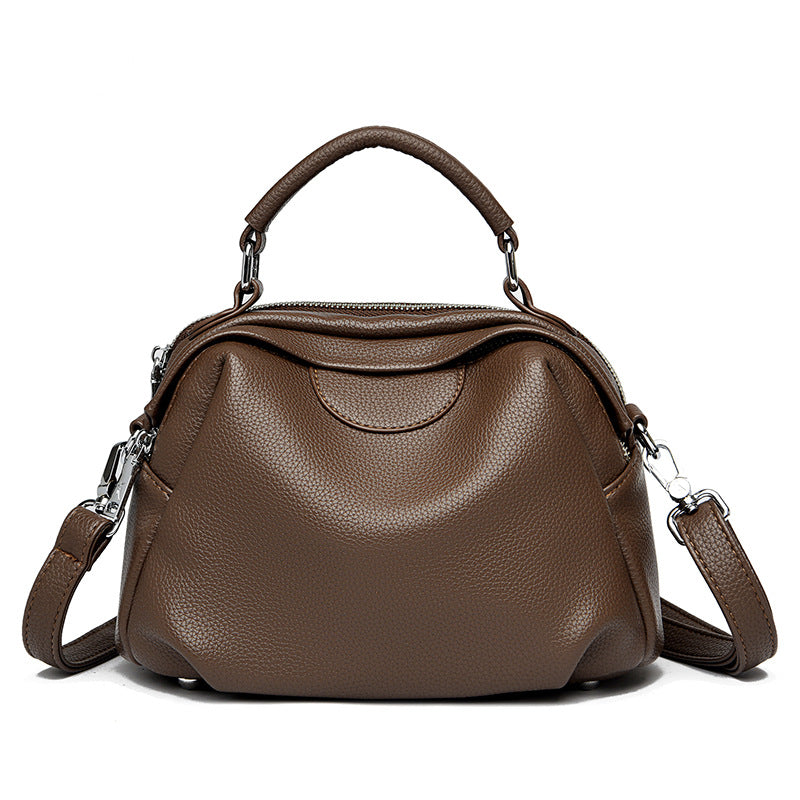 Women's Sense Retro Easy Matching Mom Large Shoulder Bags