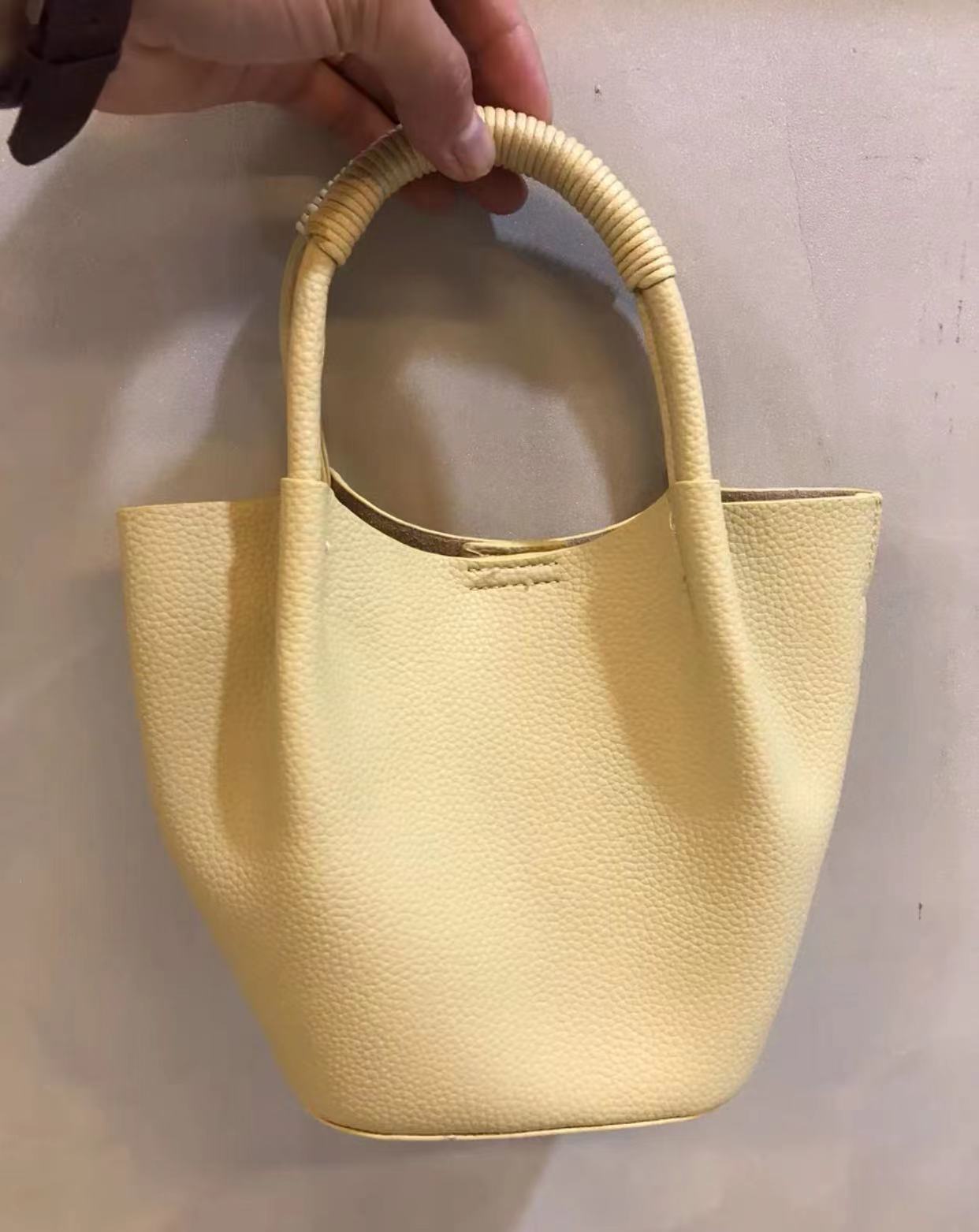 Lady Hand-held Vegetable Basket Processing Top Handbags