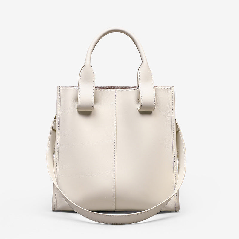 Women's Chinese Style Portable Genuine Leather Handbags