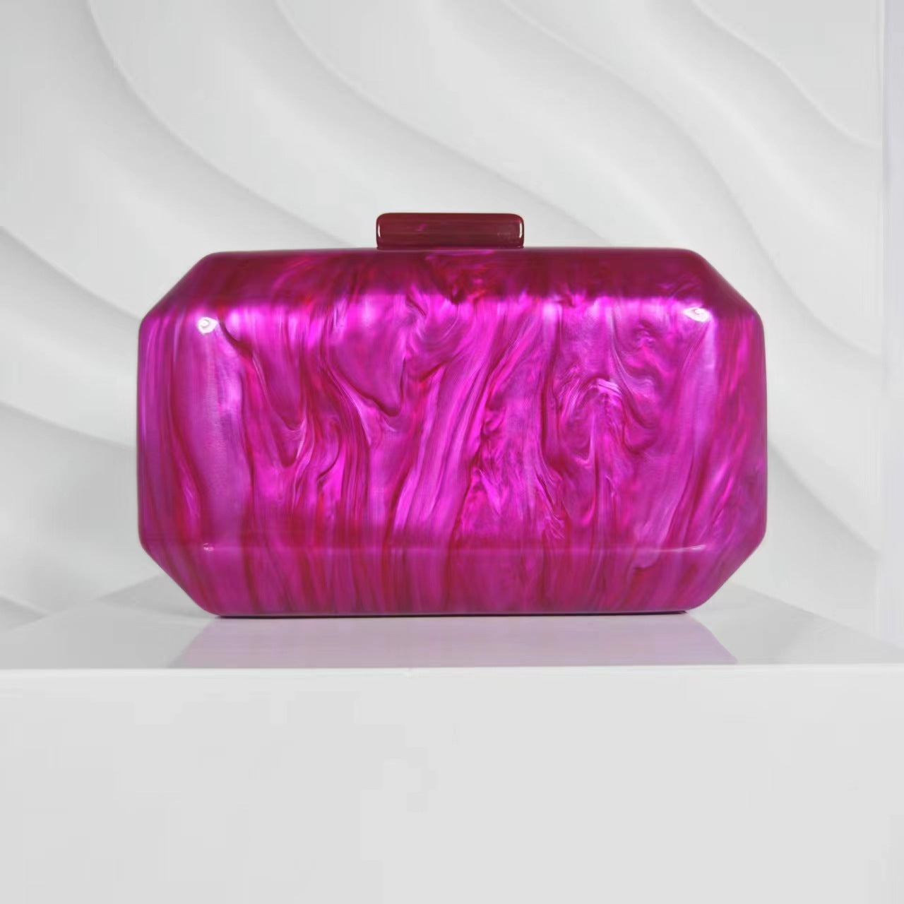 Women's Marble Fashion Summer Beach Acrylic Evening Bags