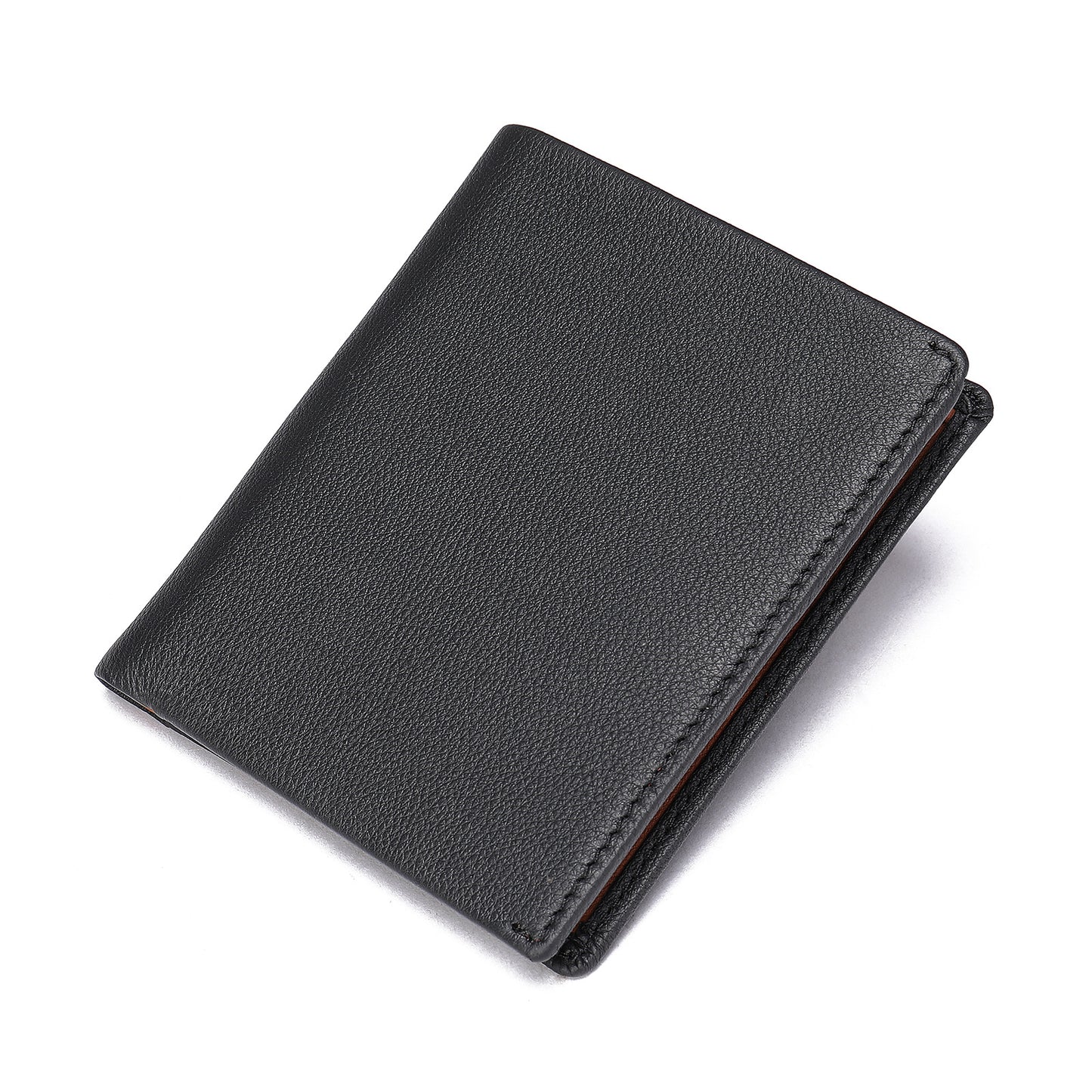 Men's Genuine Leather Business Gift Short First Men's Wallets