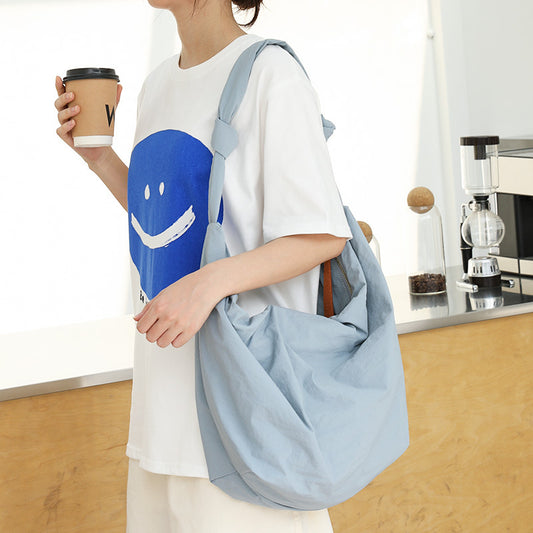 Style Leisure Artistic Dumpling Nylon Knotted Crossbody Bags