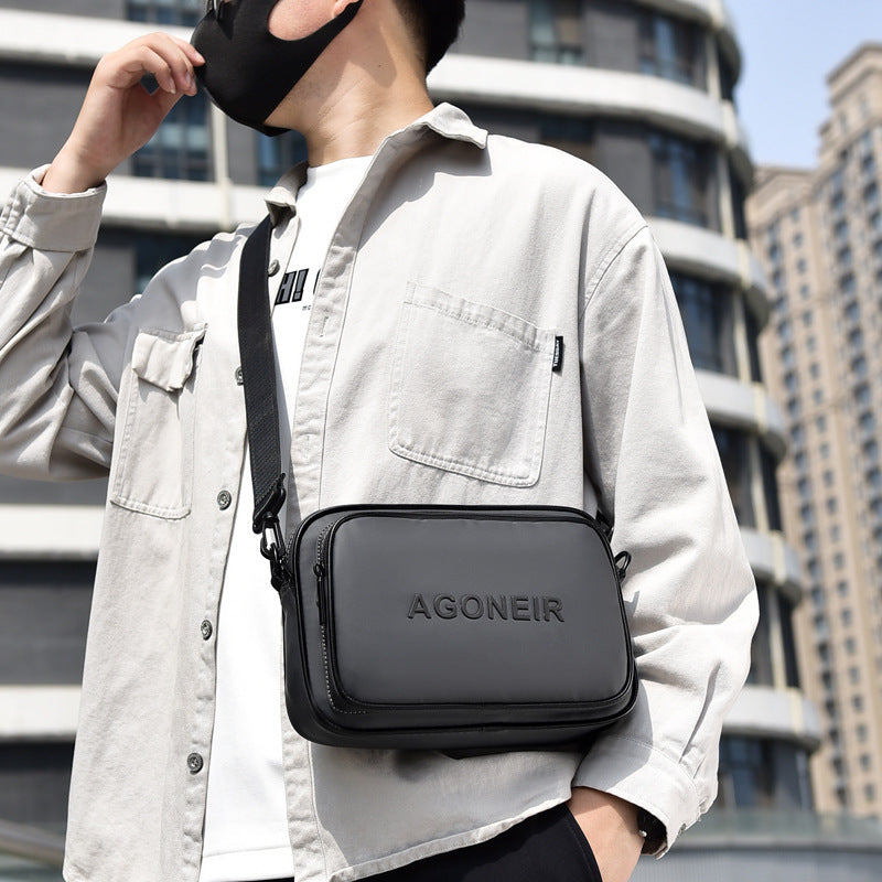 Men's Trendy Fashion Trend Horizontal Waterproof Men's Messenger Bags