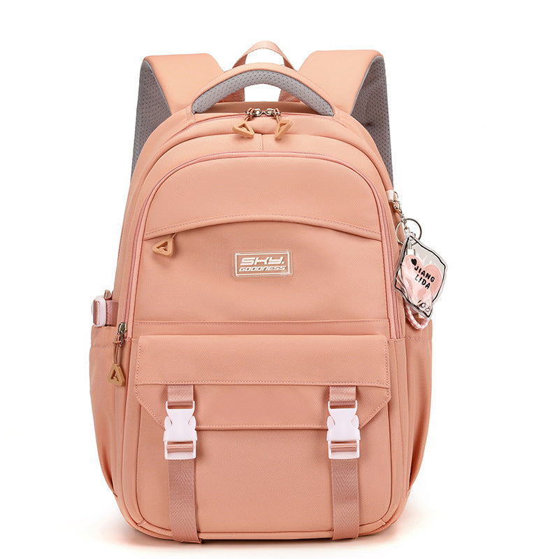 Simple Large Capacity Female Junior High Backpacks