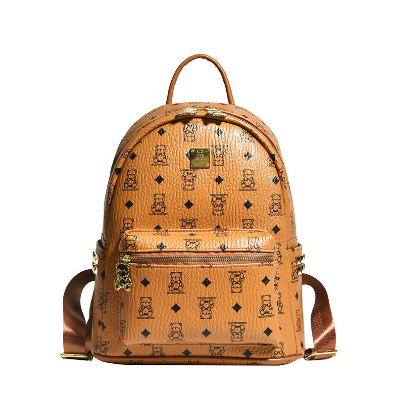 Women's Fashion Printed Cute Mini Live Korean Backpacks
