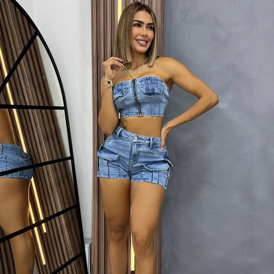 Women's Creative Innovative Fashion Sexy Tube Suits