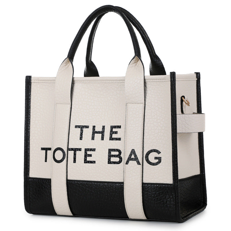 Two Colors Fashion Letter Large Capacity Tote Bags