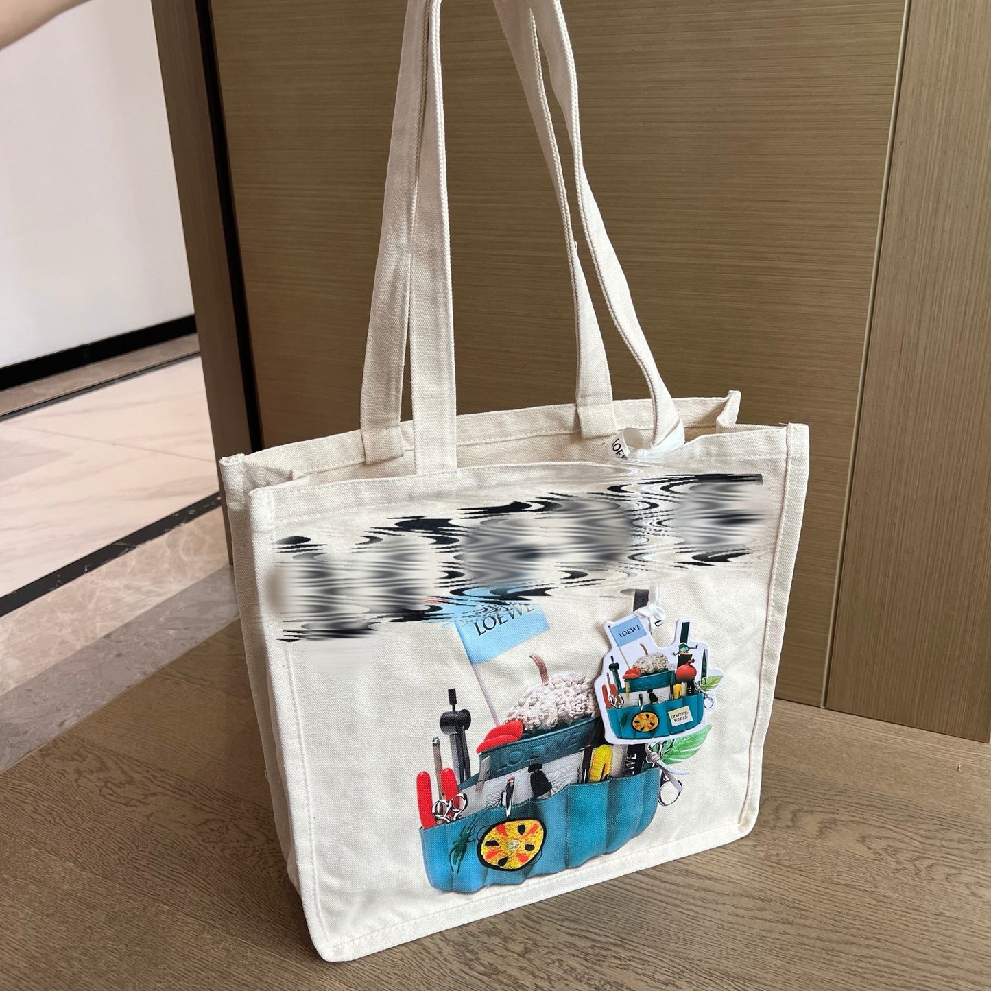 Exhibition Gift Canvas Leisure Easy Matching Tote Bags