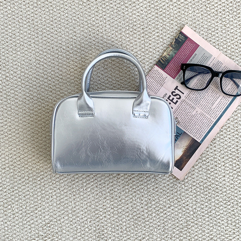 Korean Style Simple Red Advanced Fashion Handbags