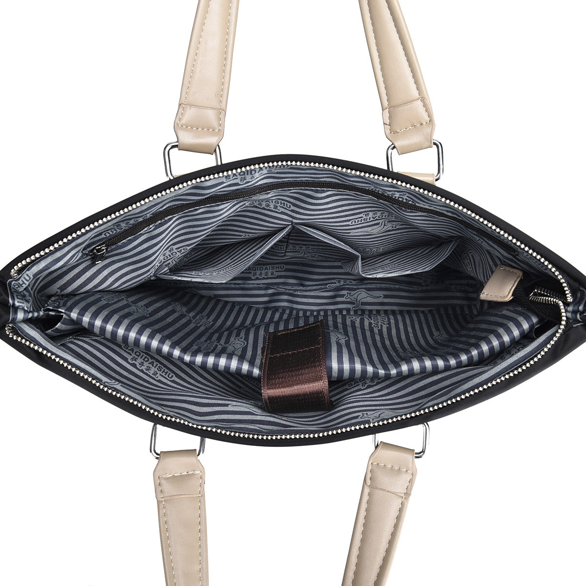 Men's Kangaroo Oxford Cloth Simple Large Capacity Men's Handbags