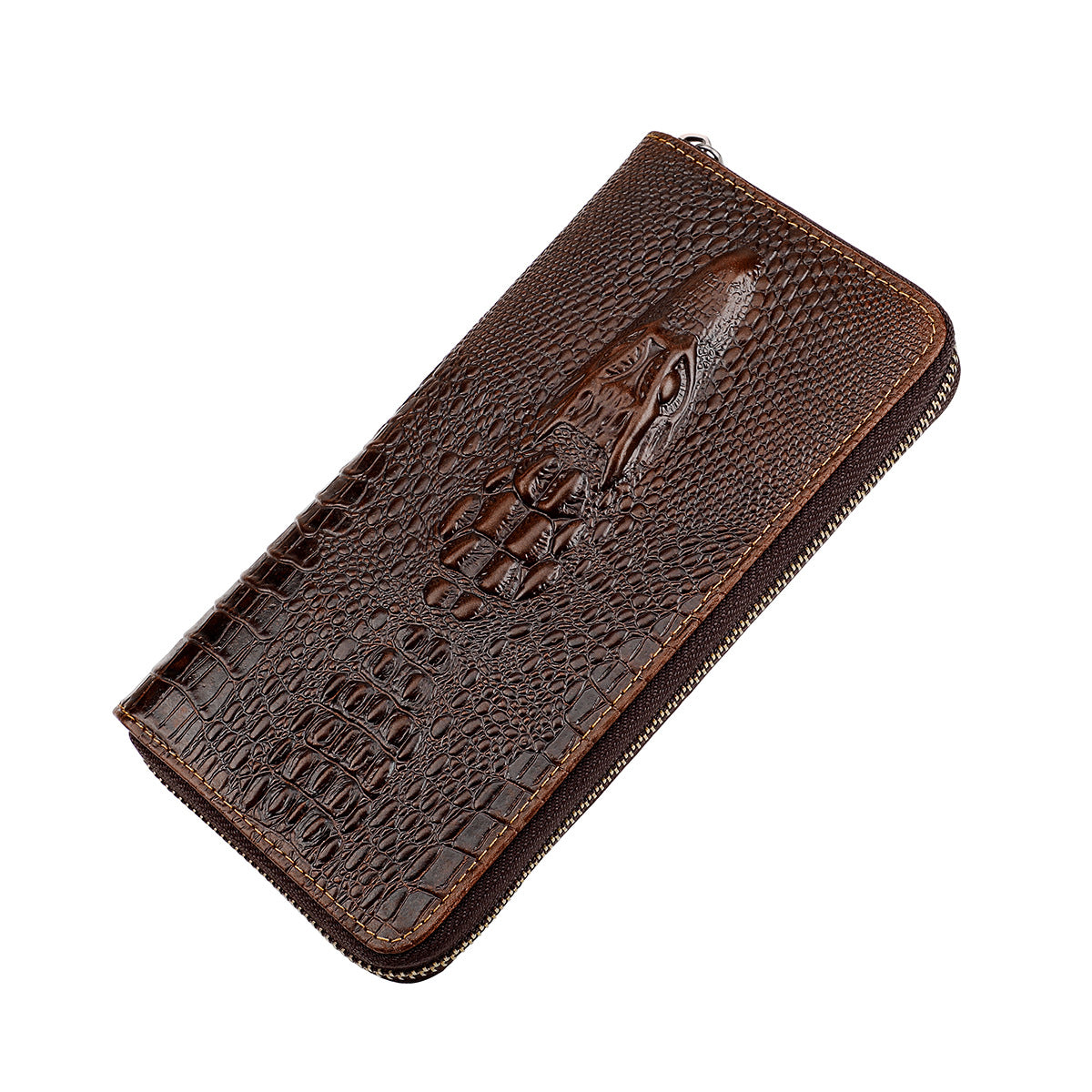 Women's & Men's Three-dimensional Dragon Zipper Swiping Personalized Large Capacity Clutch Ladies Wallet