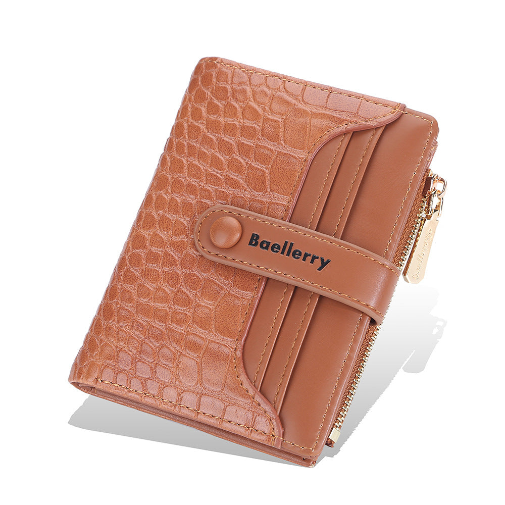 Women's Korean Style Stone Pattern Fashion Hasp Coin Purses