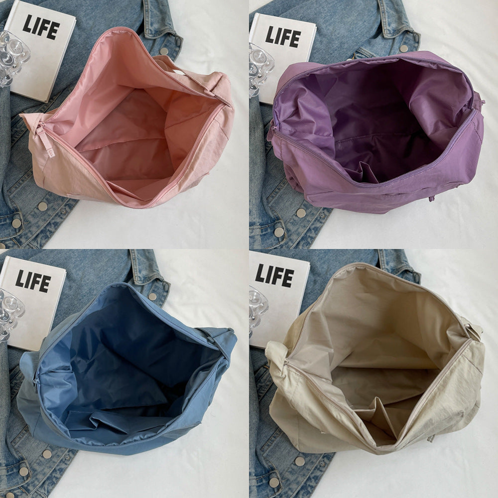 Women's Capacity Commuter Simple Nylon Canvas For Bags