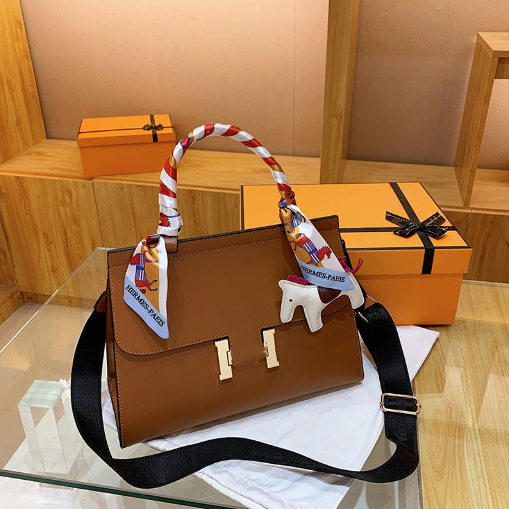 Women's Sense Constance Color Matching Big Fashion Handbags