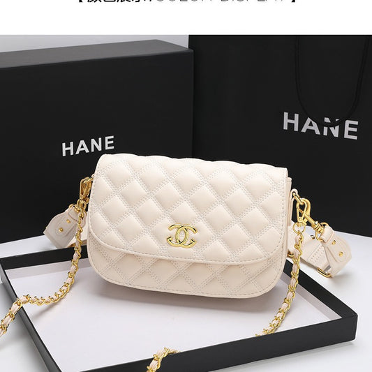 Women's Style Rhombus Chain Western Texture Bags