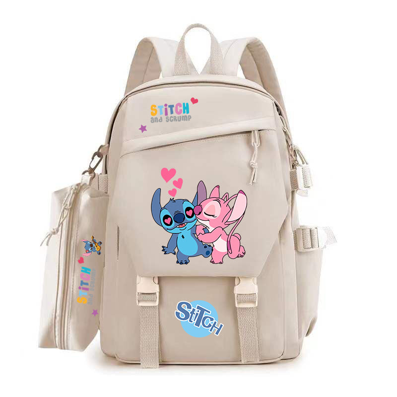 Stitch Pencil Large Capacity Trendy Hot Backpacks