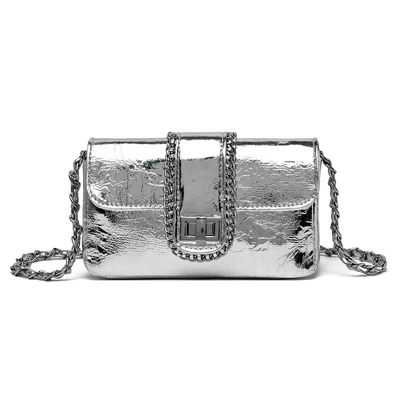 Classy Women's Fresh Leather Fashion Chain Crossbody Bags