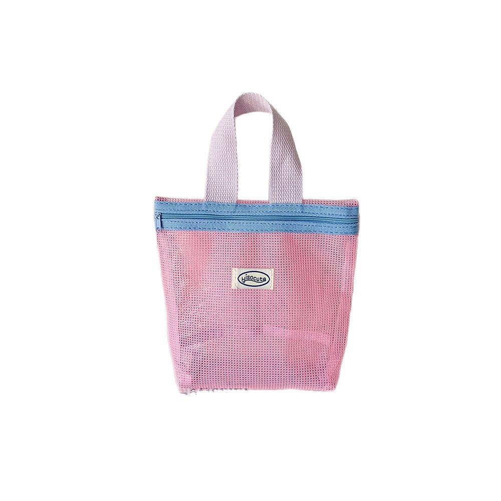 Dopamine Mesh Storage Portable Sunglasses Buggy Wash Women's Handbag