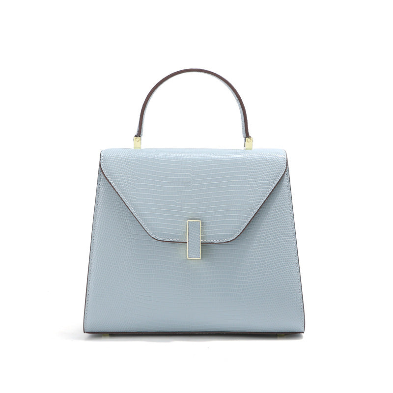 Women's Fashion Genuine Leather Kelly Lizard Pattern Women's Shoulder Bag