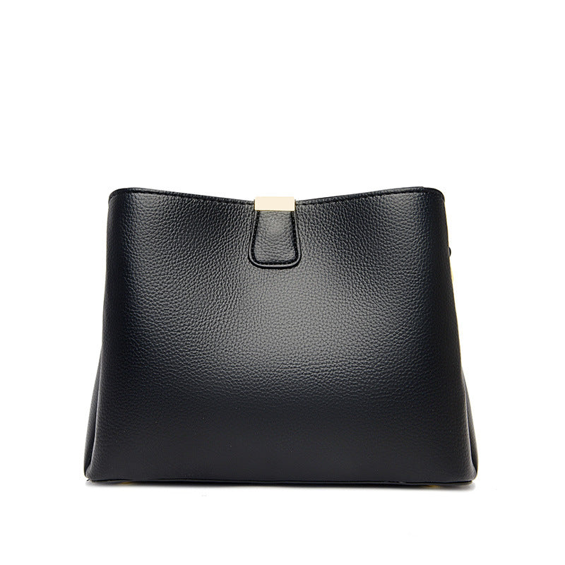 Innovative Spring Soft Leather Simple Elegant Shoulder Bags