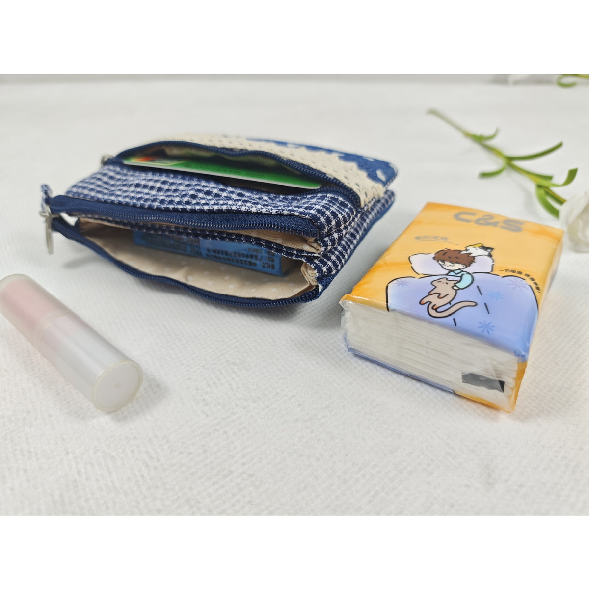 Versatile Women's Handmade Fabric Idyllic Minimalist Coin Purses