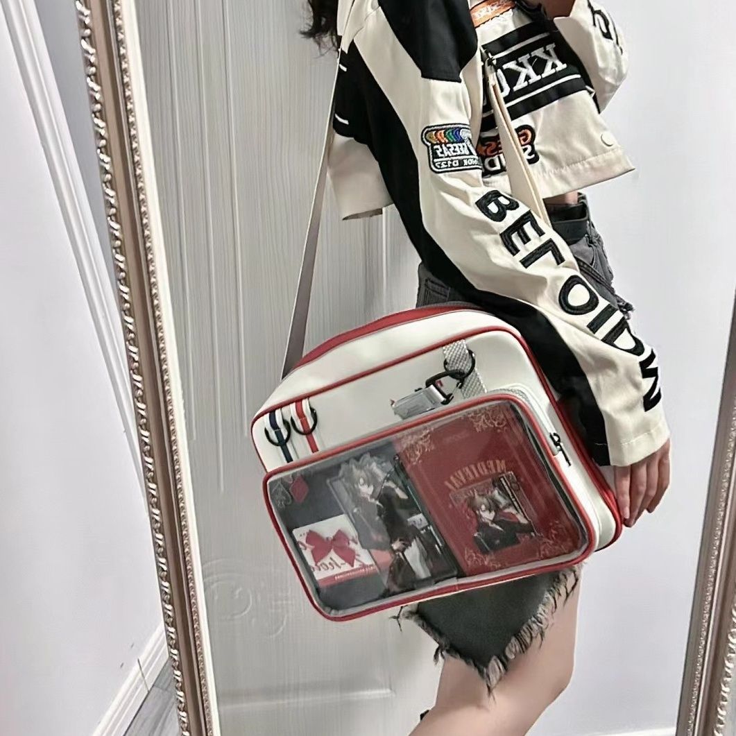 Graduation Cartoon Large Capacity Leisure Style Crossbody Bags
