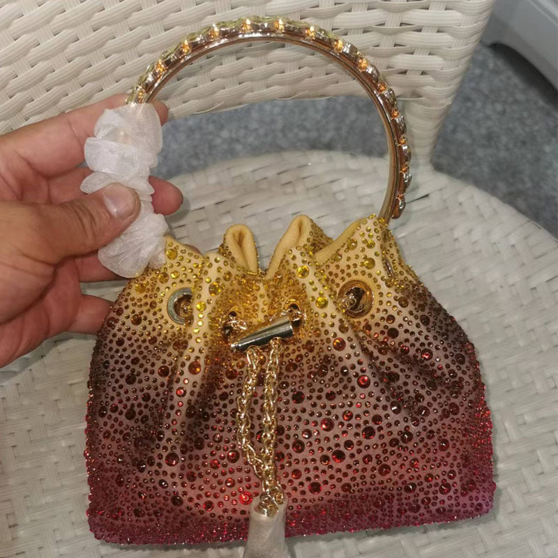Women's Heron Live Streaming On Tassel Rhinestone Shoulder Bags