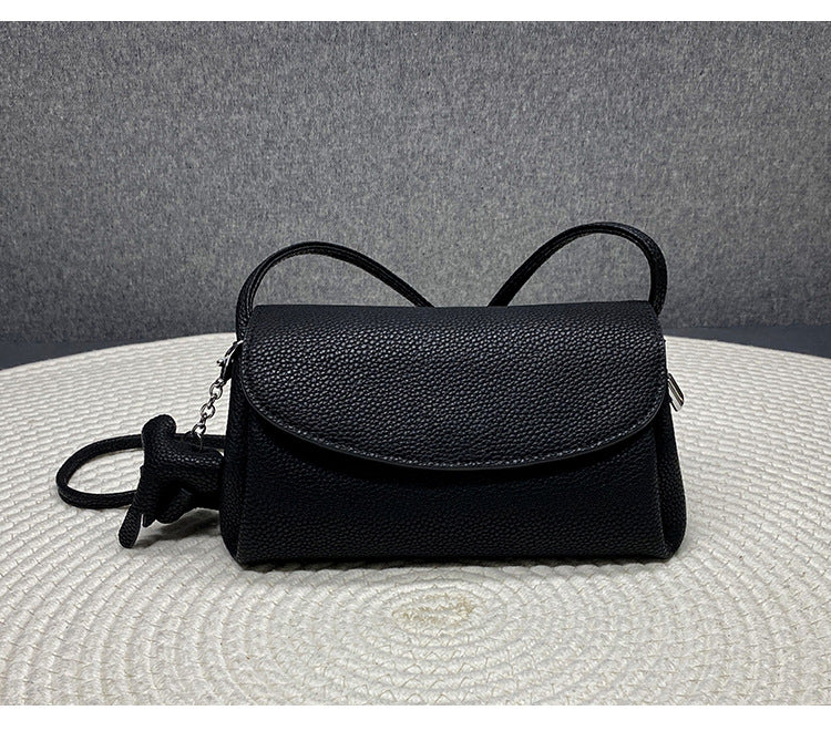 Women's Fashion Cattle Leather Design Pleated Elephant Crossbody Bags