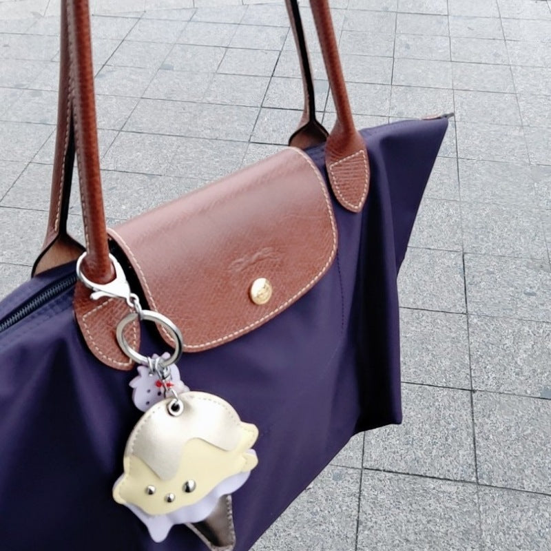 Women's French Embroidery Dumpling Folding Large Capacity Dragon Handbags